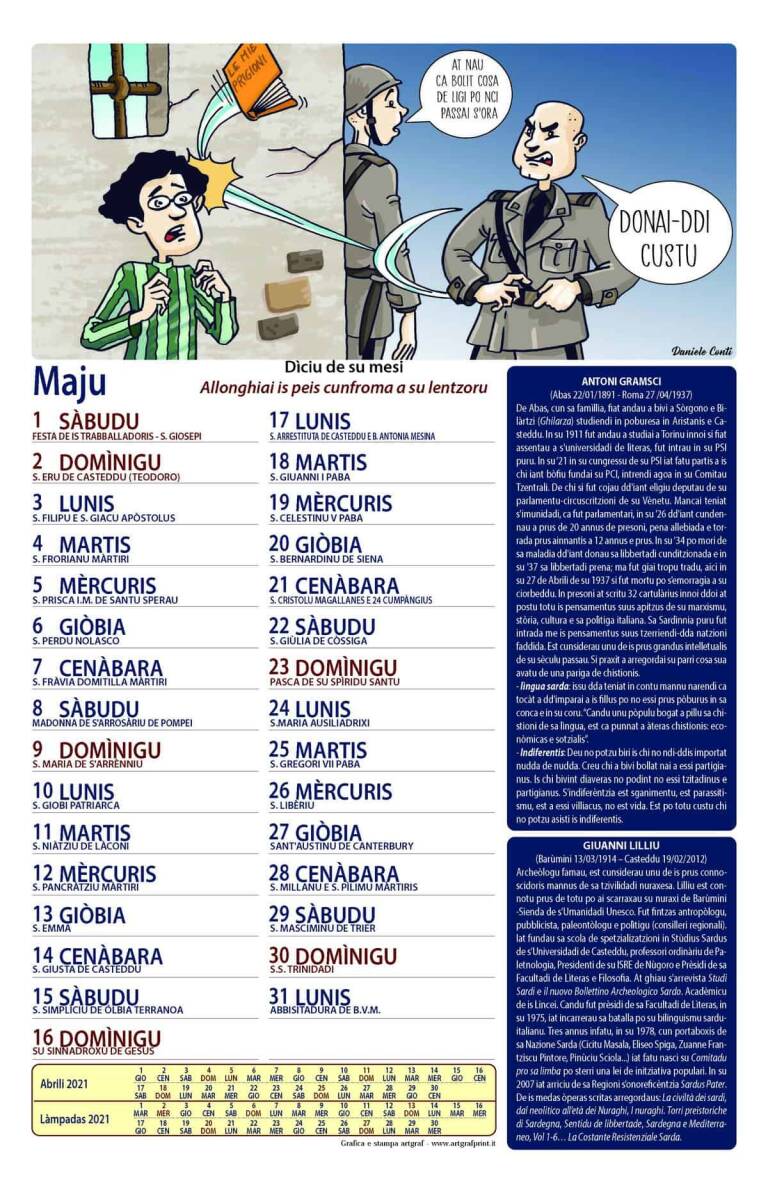 Maju Calendàriu 2021