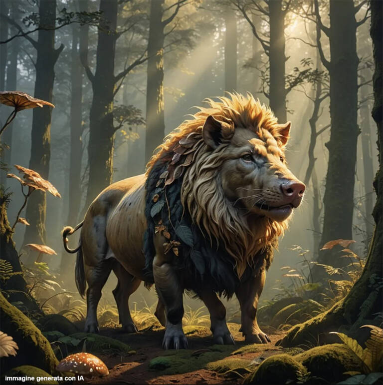 Candu su lioni si fiat fuiu de su circu.