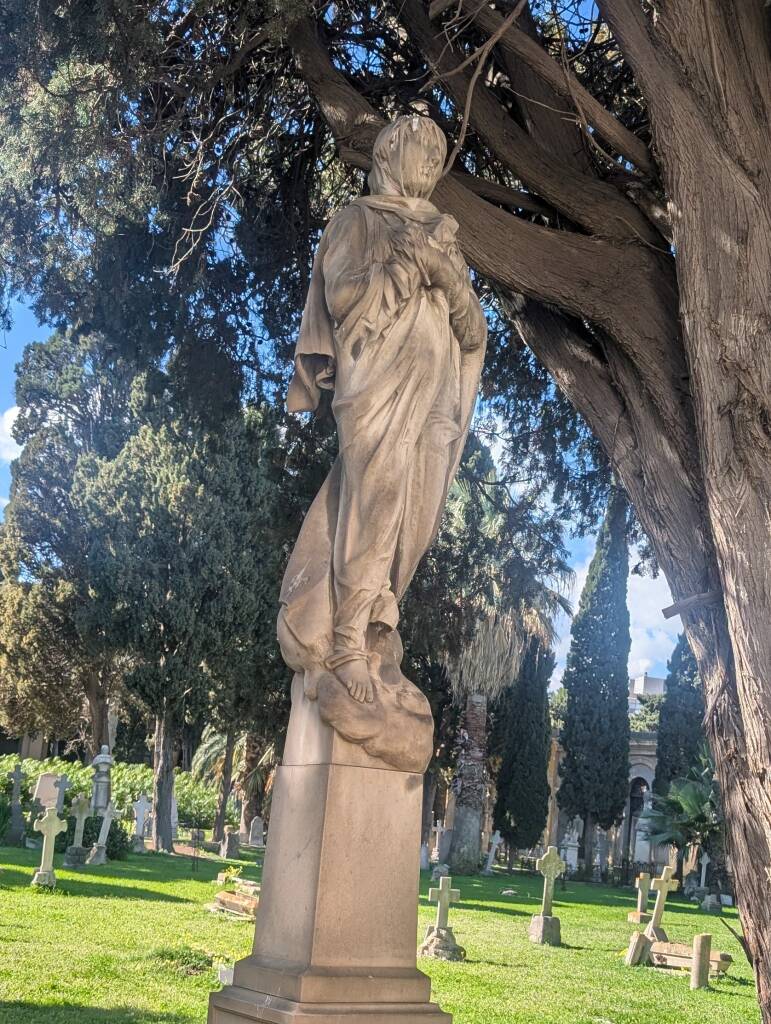 In su campusantu de Bonària: Sa velada