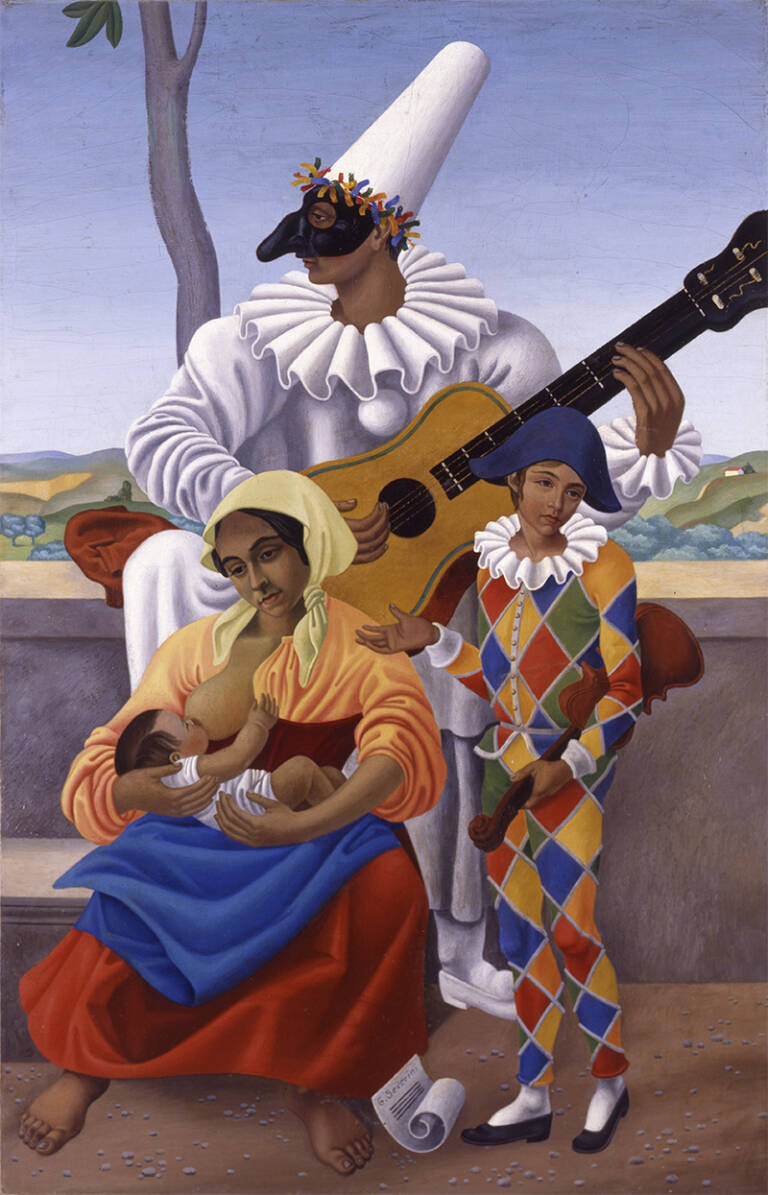 Is mamas e is babbus andant a traballai.